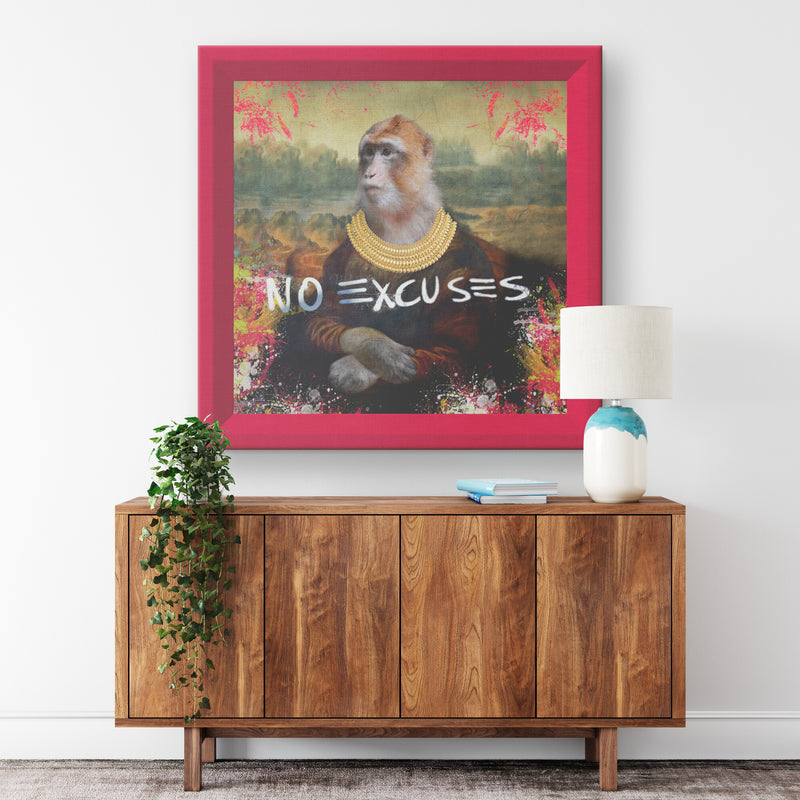 Why So Serious Printed Illusion Frame Red