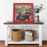 Why So Serious Printed Illusion Frame Red