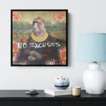 Why So Serious Wood Frame