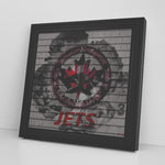 Winnipeg Jets Printed Illusion Frame Black