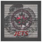 Winnipeg Jets Printed Illusion Frame Black