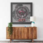 Winnipeg Jets Printed Illusion Frame Black