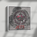 Winnipeg Jets Wood Frame