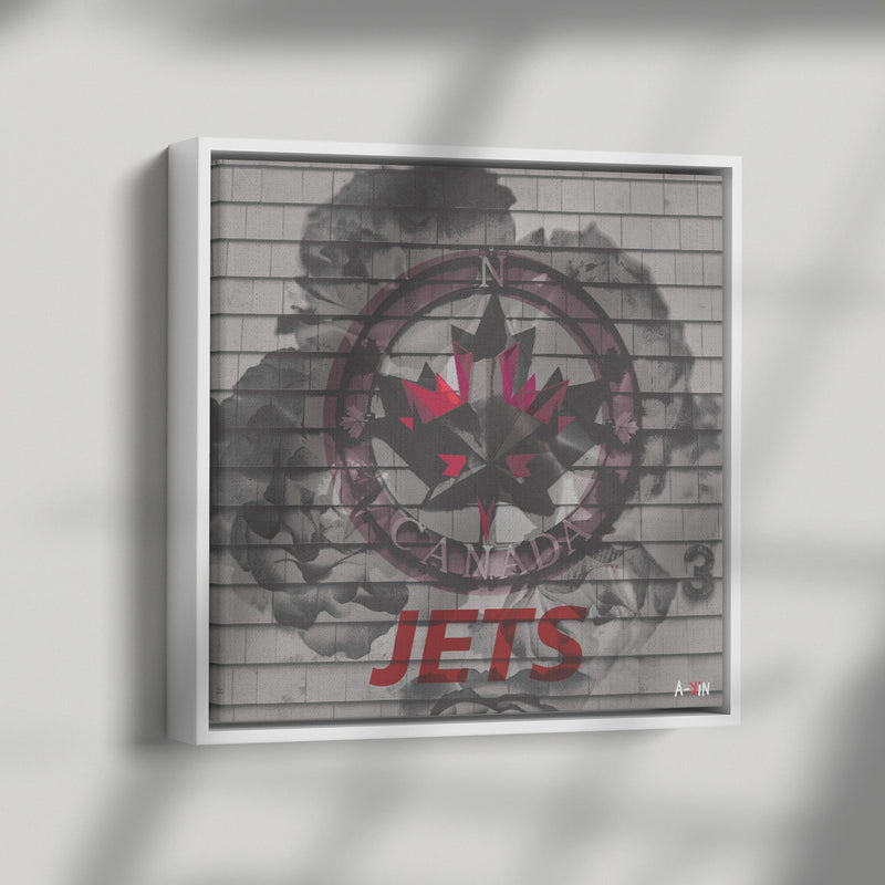 Winnipeg Jets Wood Frame