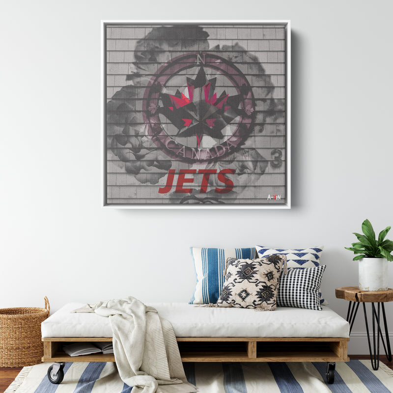 Winnipeg Jets Wood Frame
