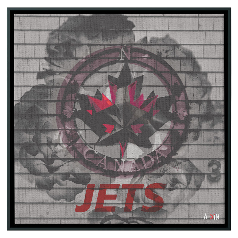Winnipeg Jets Wood Frame