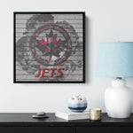 Winnipeg Jets Wood Frame