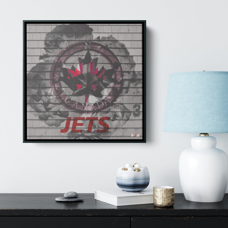 Winnipeg Jets Wood Frame