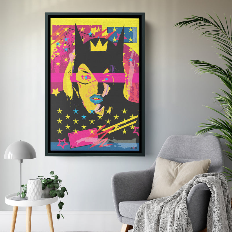 Woman In Love Batman Wood Frame