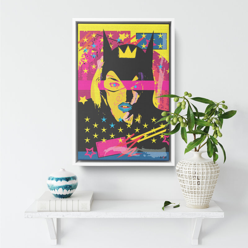 Woman In Love Batman Wood Frame