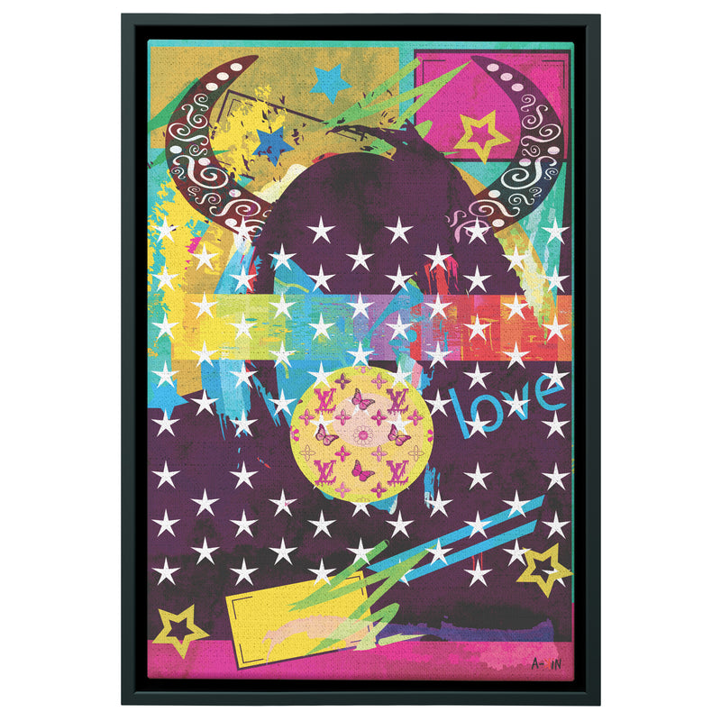 Woman In Love Devil Wood Frame
