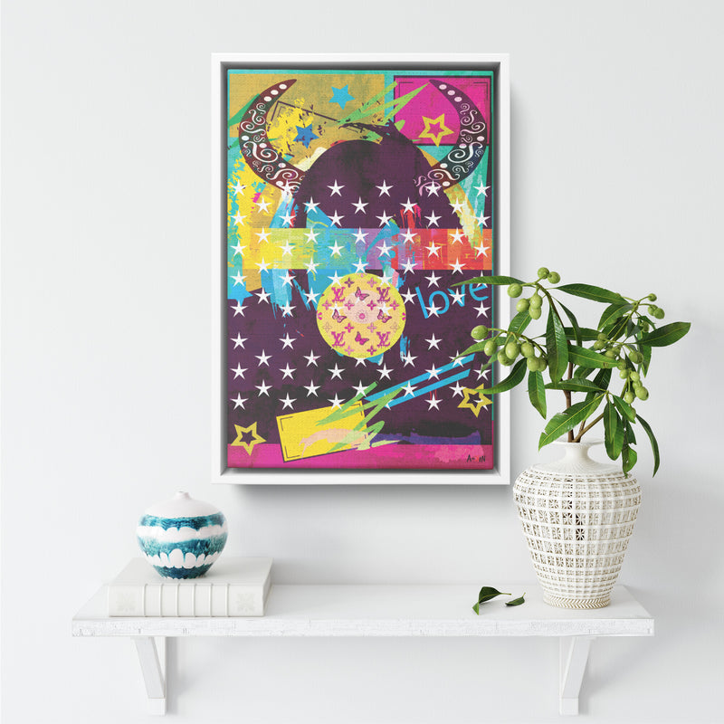 Woman In Love Devil Wood Frame