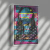 Woman In Love Money Wood Frame