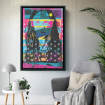 Woman In Love Money Wood Frame