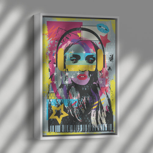 Woman In Love Music Wood Frame