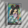Woman In Love Party Wood Frame