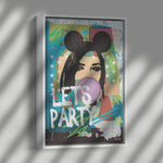 Woman In Love Party Wood Frame