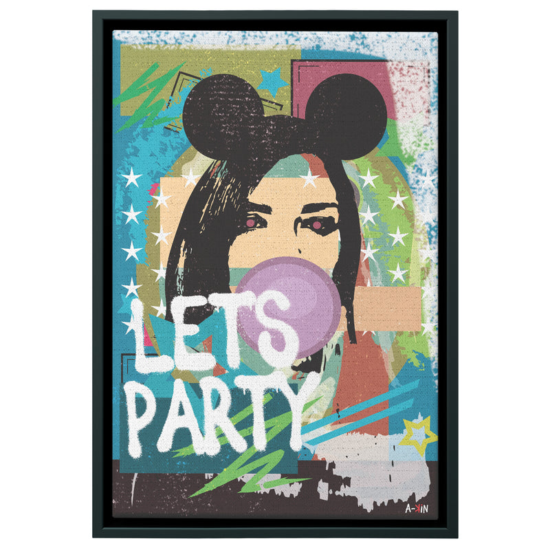 Woman In Love Party Wood Frame