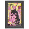 Woman In Love Playboy Printed Illusion Frame Black
