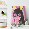 Woman In Love Playboy Printed Illusion Frame Black