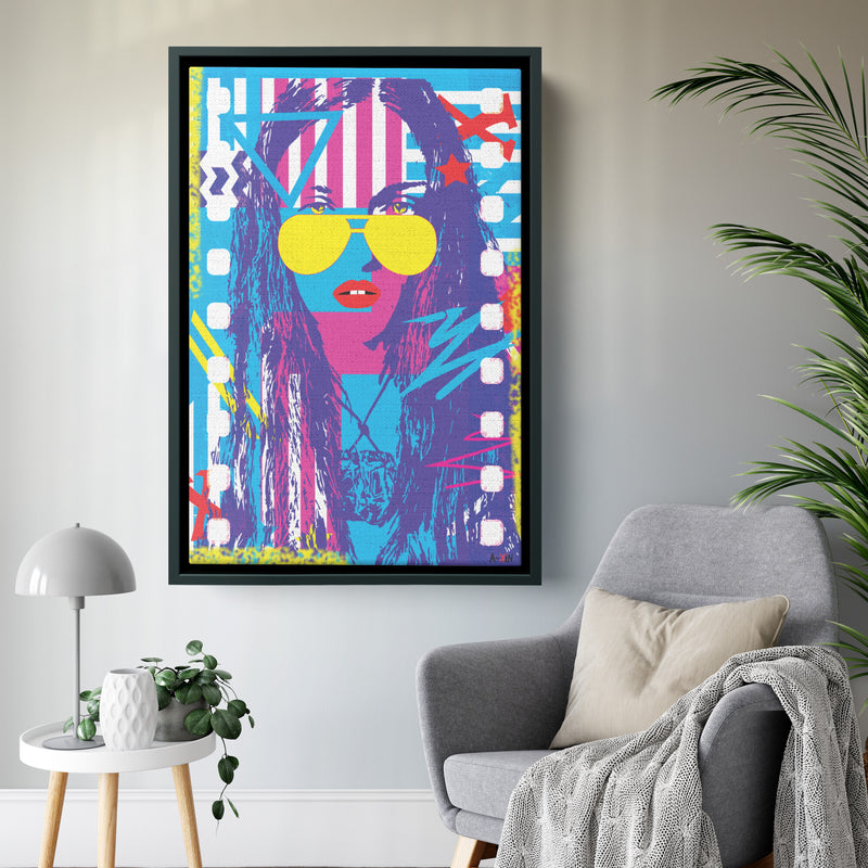 Woman In Love Pop Wood Frame