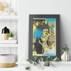 Woman In Love Queen Printed Illusion Frame Black
