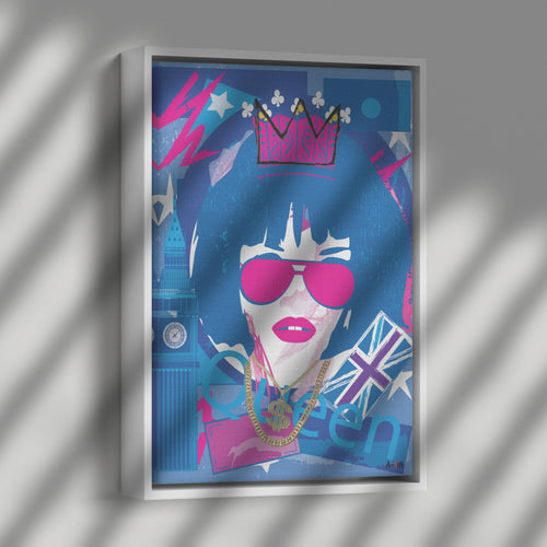 Woman In Love Royal Wood Frame