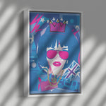 Woman In Love Royal Wood Frame
