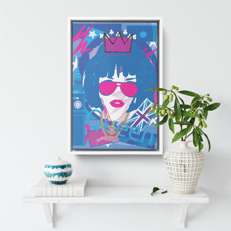Woman In Love Royal Wood Frame